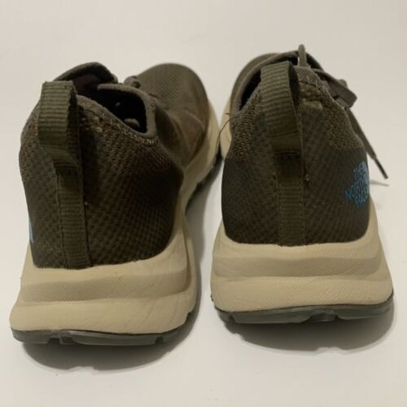 The North Face Litewave Flow Lace Hiking Shoe Olive Green Mesh Size 11.5 - Picture 6 of 10